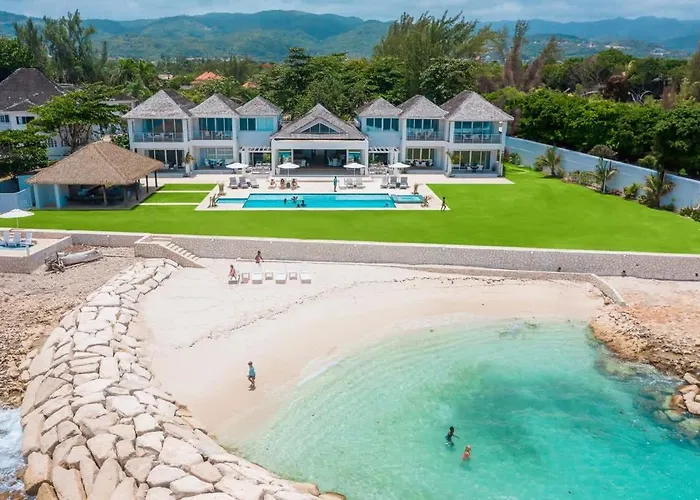 Luxury 9 Bedroom Beachfront In Jamaica Villa Ocho Rios